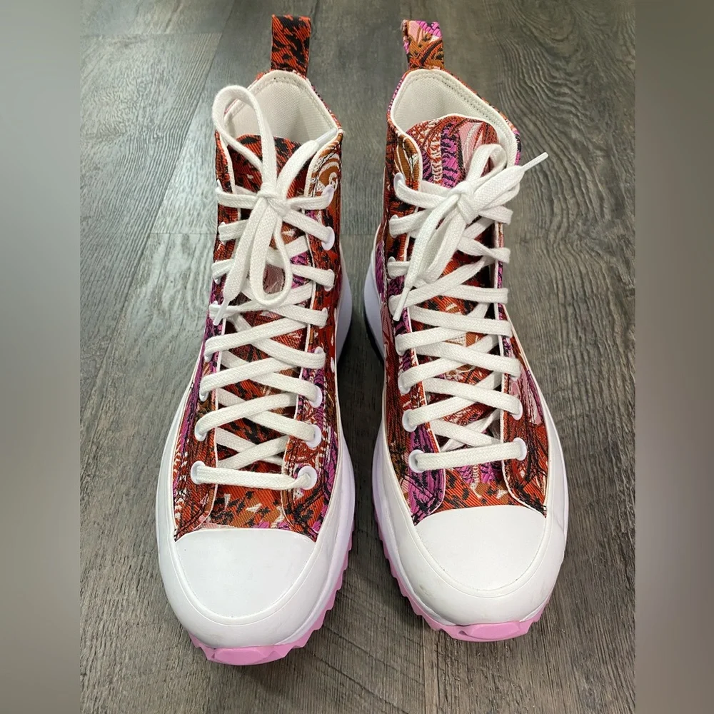 CONVERSE Run Star Hike Platform High 'Tropical Florals' Sneakers - Picture 2 of 7